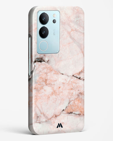 White Rose Marble Hard Case Phone Cover-(Vivo)