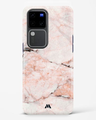 White Rose Marble Hard Case Phone Cover (Vivo)