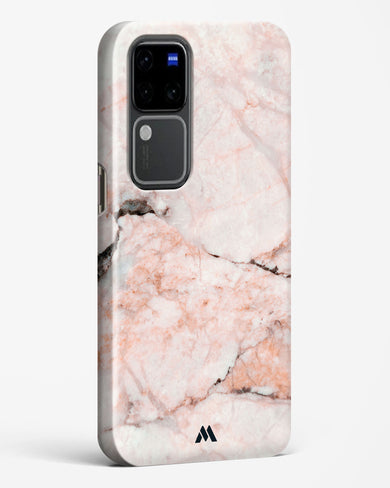 White Rose Marble Hard Case Phone Cover (Vivo)