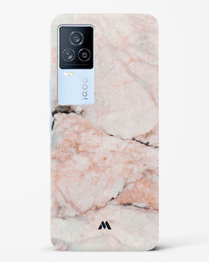 White Rose Marble Hard Case Phone Cover-(Vivo)