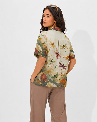 Dragonfly Meadow | Women Summer Shirt