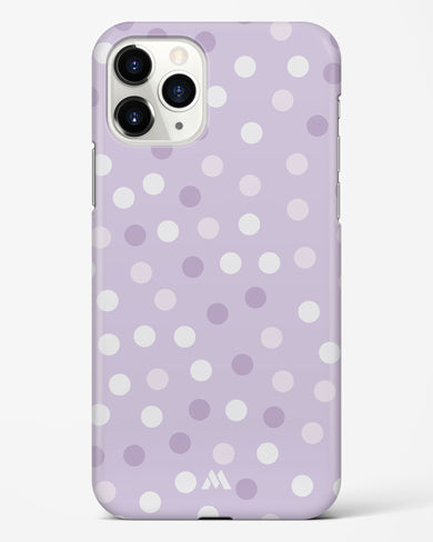 Polka Dots in Violet Hard Case Phone Cover-(Apple)