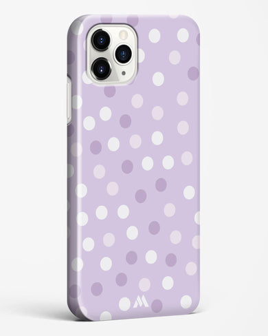 Polka Dots in Violet Hard Case Phone Cover-(Apple)