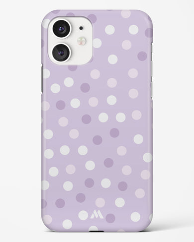 Polka Dots in Violet Hard Case Phone Cover-(Apple)