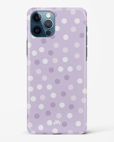 Polka Dots in Violet Hard Case Phone Cover-(Apple)