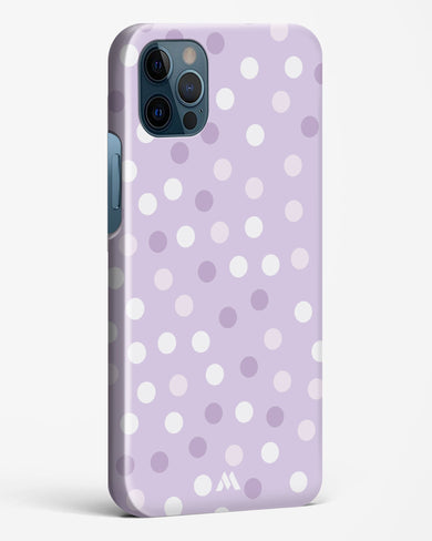 Polka Dots in Violet Hard Case Phone Cover-(Apple)