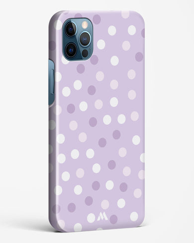 Polka Dots in Violet Hard Case Phone Cover-(Apple)