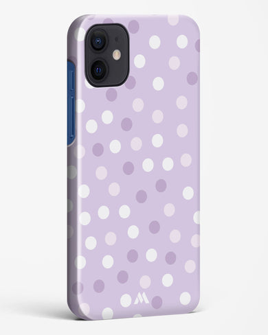 Polka Dots in Violet Hard Case Phone Cover-(Apple)