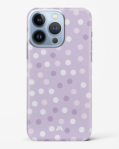 Polka Dots in Violet Hard Case Phone Cover-(Apple)