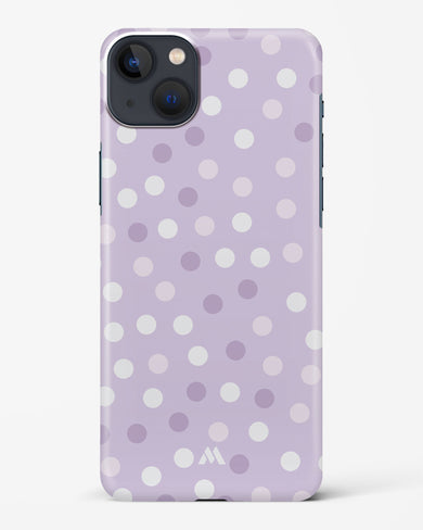 Polka Dots in Violet Hard Case Phone Cover-(Apple)