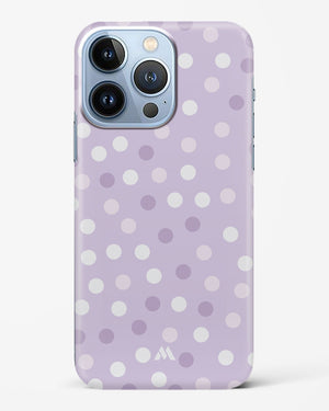 Polka Dots in Violet Hard Case iPhone 14 Pro