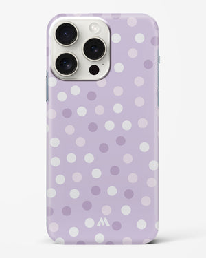 Polka Dots in Violet Hard Case iPhone 15 Pro Max