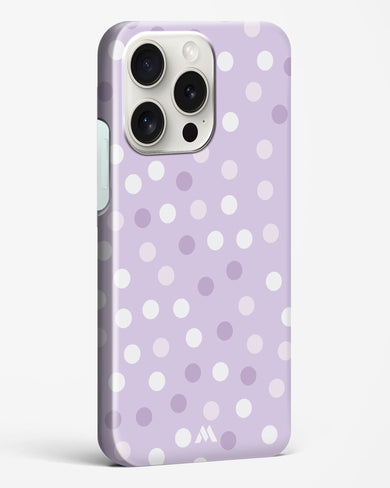 Polka Dots in Violet Hard Case Phone Cover-(Apple)