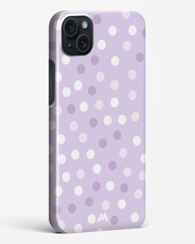 Polka Dots in Violet Hard Case Phone Cover (Apple)