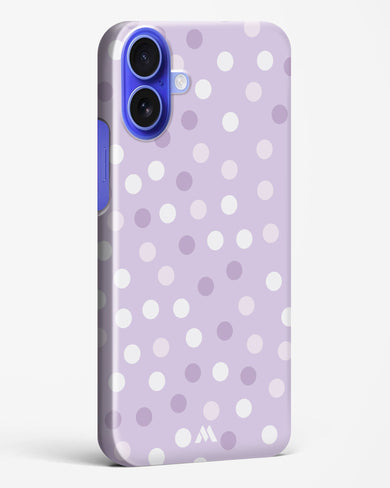 Polka Dots in Violet Hard Case Phone Cover (Apple)