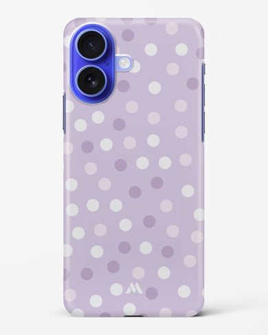 Polka Dots in Violet Hard Case Phone Cover (Apple)