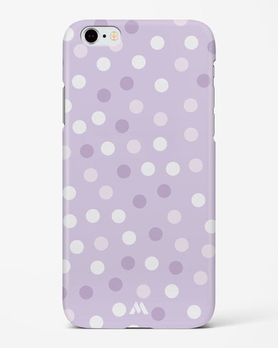 Polka Dots in Violet Hard Case Phone Cover-(Apple)