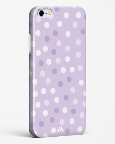 Polka Dots in Violet Hard Case Phone Cover-(Apple)