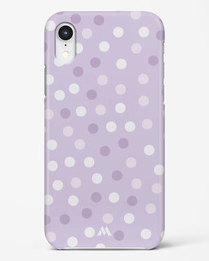 Polka Dots in Violet Hard Case Phone Cover (Apple)