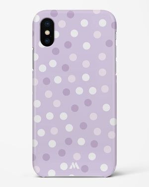 Polka Dots in Violet Hard Case Phone Cover (Apple)