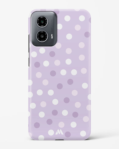 Polka Dots in Violet Hard Case Phone Cover (Motorola)