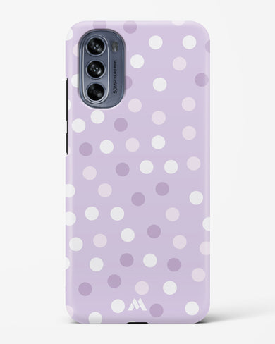 Polka Dots in Violet Hard Case Phone Cover (Motorola)