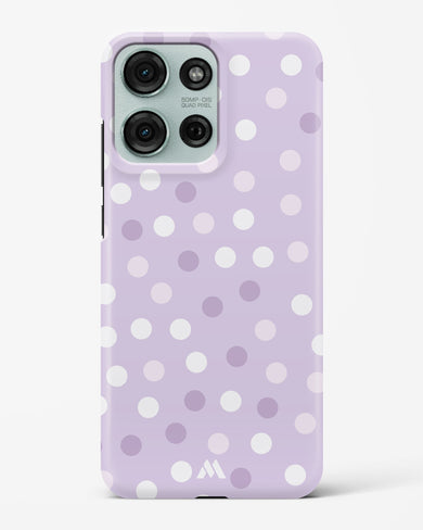 Polka Dots in Violet Hard Case Phone Cover (Motorola)