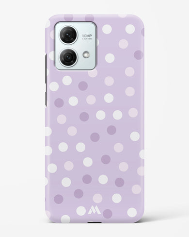 Polka Dots in Violet Hard Case Phone Cover (Motorola)