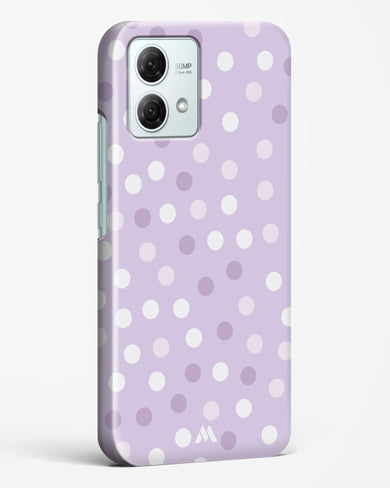 Polka Dots in Violet Hard Case Phone Cover (Motorola)