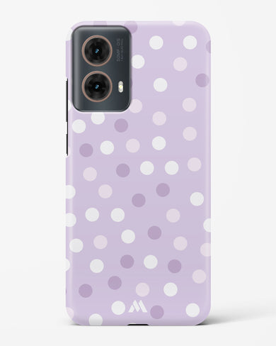 Polka Dots in Violet Hard Case Phone Cover (Motorola)