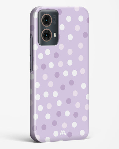 Polka Dots in Violet Hard Case Phone Cover (Motorola)