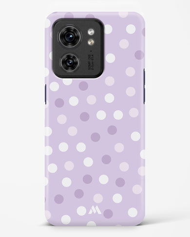 Polka Dots in Violet Hard Case Phone Cover (Motorola)