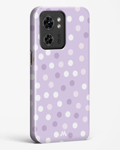 Polka Dots in Violet Hard Case Phone Cover (Motorola)