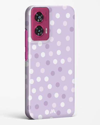 Polka Dots in Violet Hard Case Phone Cover (Motorola)