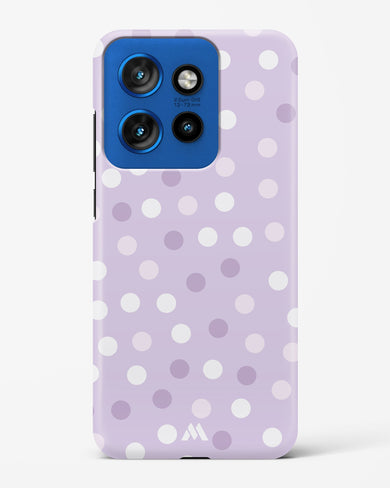 Polka Dots in Violet Hard Case Phone Cover (Motorola)