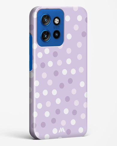 Polka Dots in Violet Hard Case Phone Cover (Motorola)