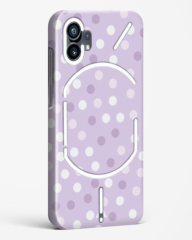 Polka Dots in Violet Hard Case Phone Cover-(Nothing)