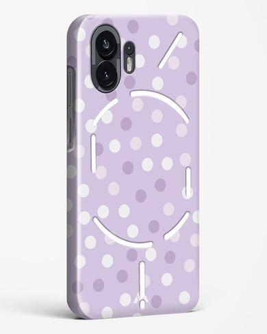 Polka Dots in Violet Hard Case Phone Cover (Nothing)