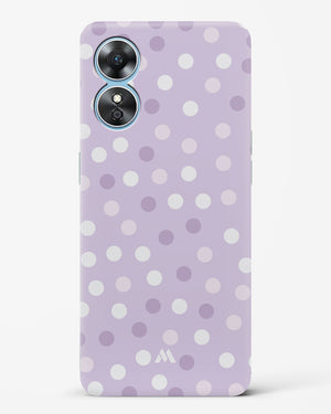 Polka Dots in Violet Hard Case Phone Cover-(Oppo)