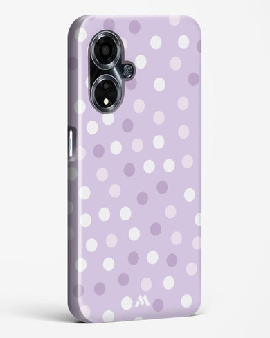Polka Dots in Violet Hard Case Phone Cover (Oppo)