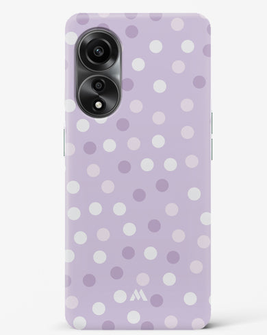 Polka Dots in Violet Hard Case Phone Cover (Oppo)