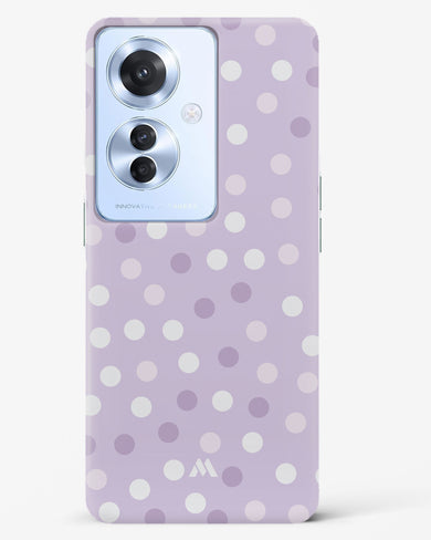 Polka Dots in Violet Hard Case Phone Cover (Oppo)