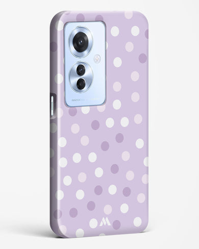Polka Dots in Violet Hard Case Phone Cover (Oppo)