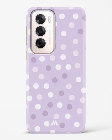 Polka Dots in Violet Hard Case Phone Cover (Oppo)