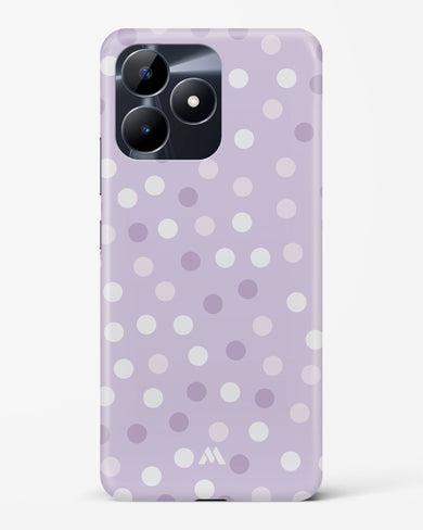 Polka Dots in Violet Hard Case Phone Cover-(Realme)