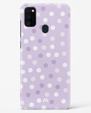 Polka Dots in Violet Hard Case Phone Cover (Samsung)