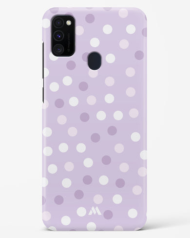 Polka Dots in Violet Hard Case Phone Cover (Samsung)