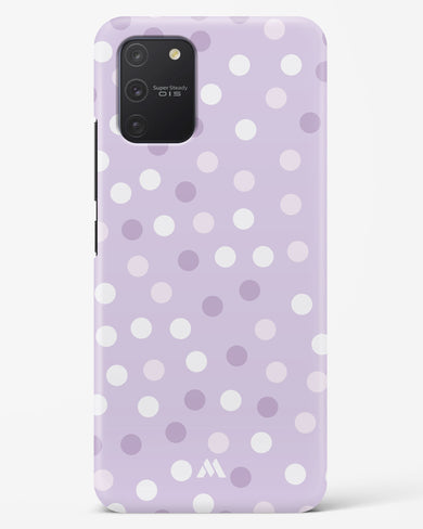 Polka Dots in Violet Hard Case Phone Cover-(Samsung)