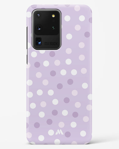 Polka Dots in Violet Hard Case Phone Cover-(Samsung)