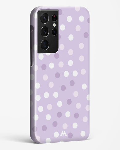 Polka Dots in Violet Hard Case Phone Cover-(Samsung)